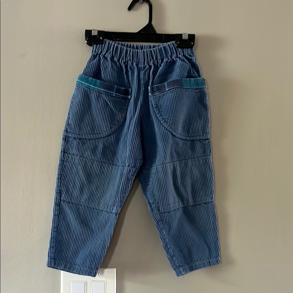Vintage Blue Striped Kids Trousers - Picture 1 of 4